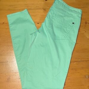 Life in Progress Light Green Jeans 27